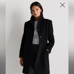 NWT Quince wool cashmere cocoon coat NWT